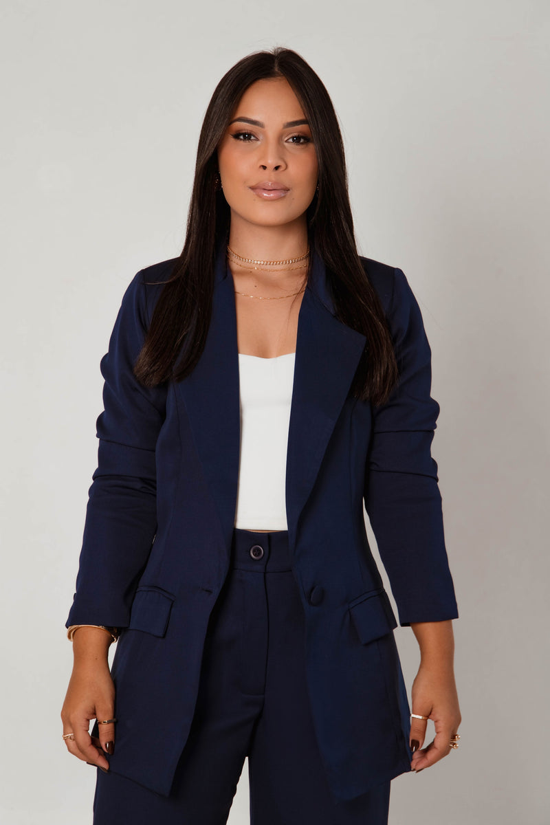Blazer Premium Tradicional - Azul Marinho