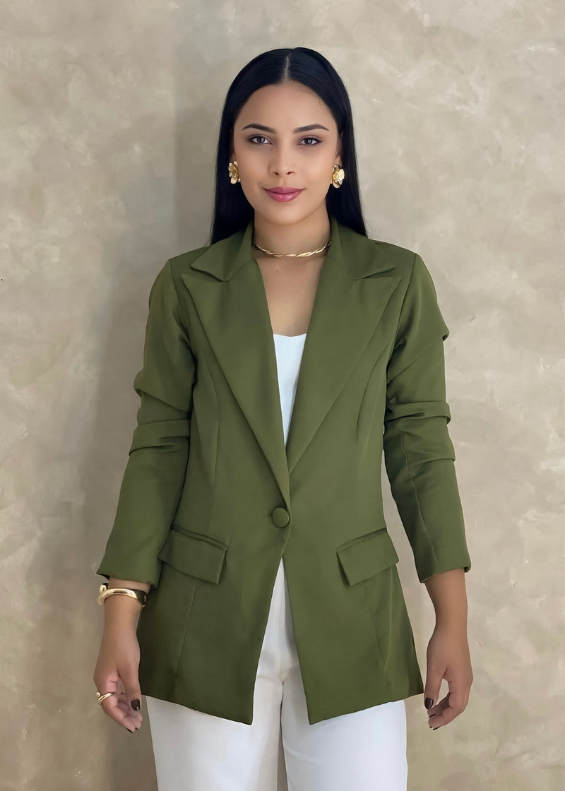 Blazer Feminino Modelo Premium - Gola escama de peixe