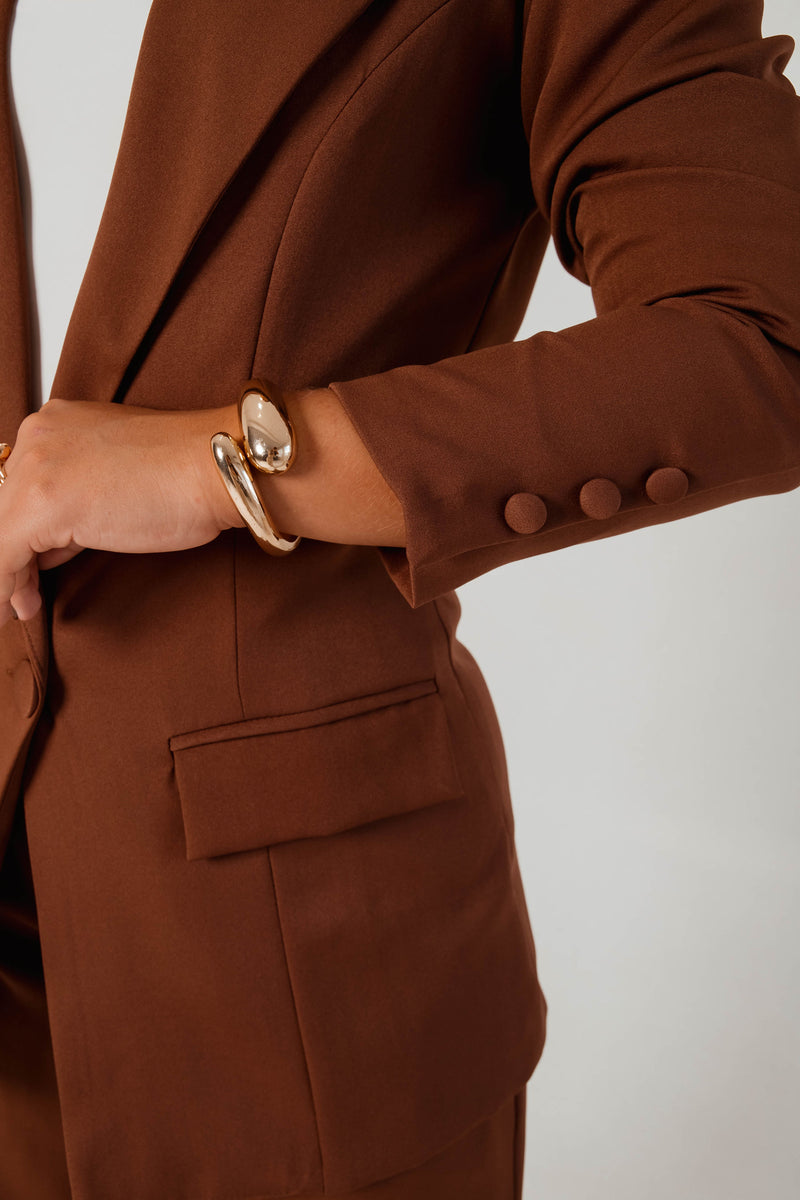 Blazer Premium Tradicional - Marrom
