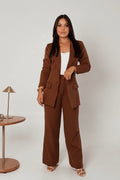Conjunto Blazer Tradicional + Calça Wideleg