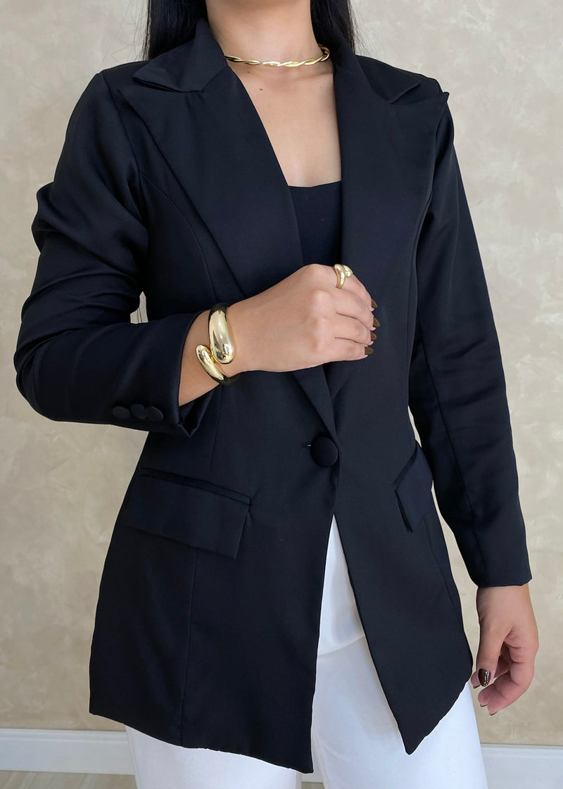 Blazer Feminino Modelo Premium - Gola escama de peixe